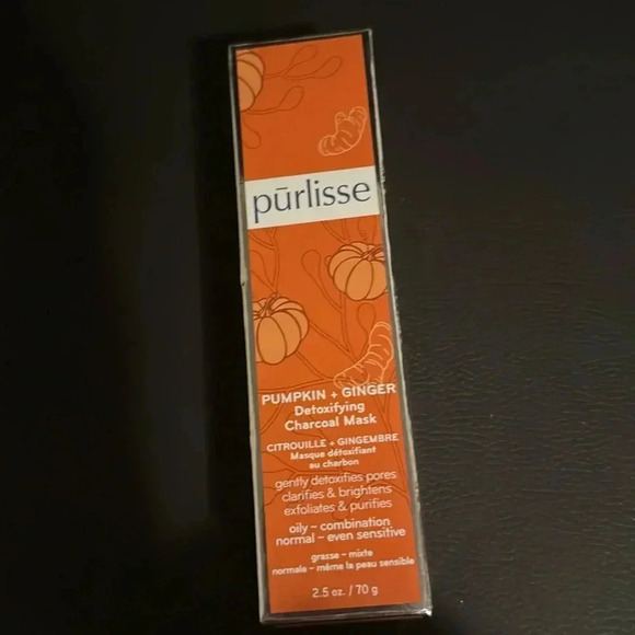 Purlisse - Pumpkin + Ginger Detoxifying Charcoal Mask NWT - Picture 2 of 7